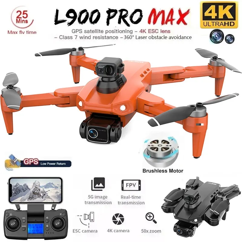 L900 Pro MAX GPS Drone 4K Prof - đánh giá và giá Drone Mapping