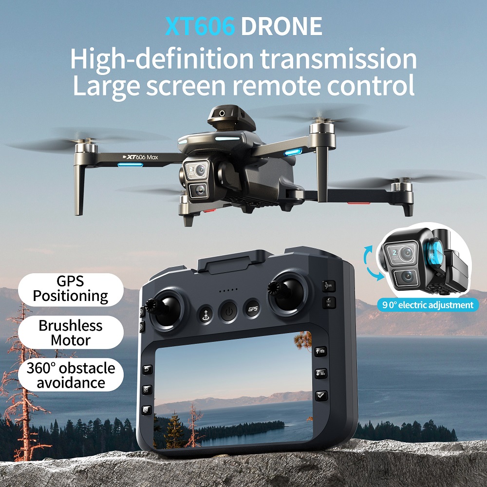 XT606 MAX 3 battery Drone 4k 8 - đánh giá và giá Drone Mapping